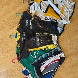 Lot of five Spinning Jerseys!